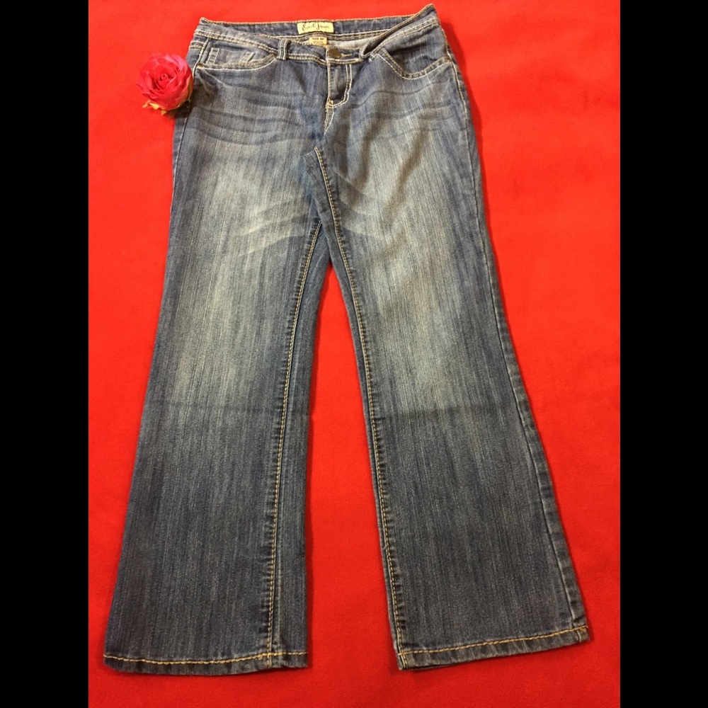 🌷Preloved🌷Earl Jeans 8P with thick thread design